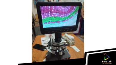 عن جمال الوان ووضوح شاشة الميكروسكوب من شركة بست لاب.