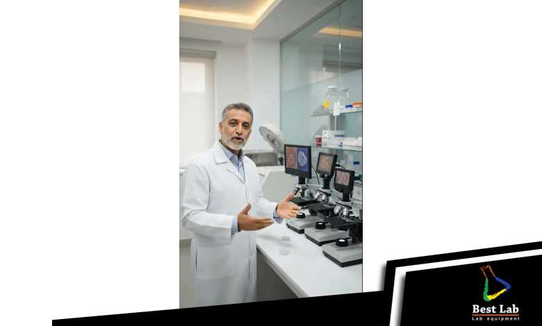 "لو بتدور على شاشة للميكروسكوب تعيش معاك وتديك أوضح صورة… يبقى الحل عند بست لاب
