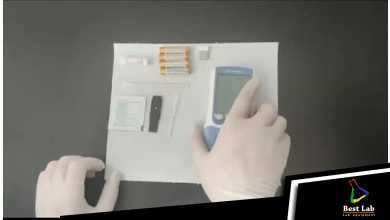 فيديو طريقة استخدام جهاز قياس الدهون والكوليسترول السريع AllTest