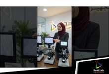 شاشات الميكروسكوب من شركة بست لاب #معمل #مختبر #lab #ميكروسكوب #ميكروسكوب_بشاشة